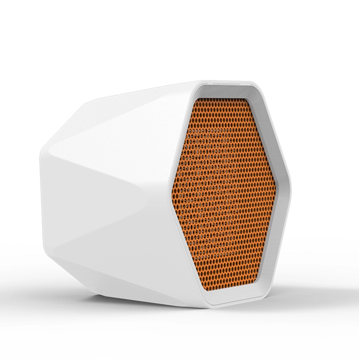 Calentador hexagonal blanco