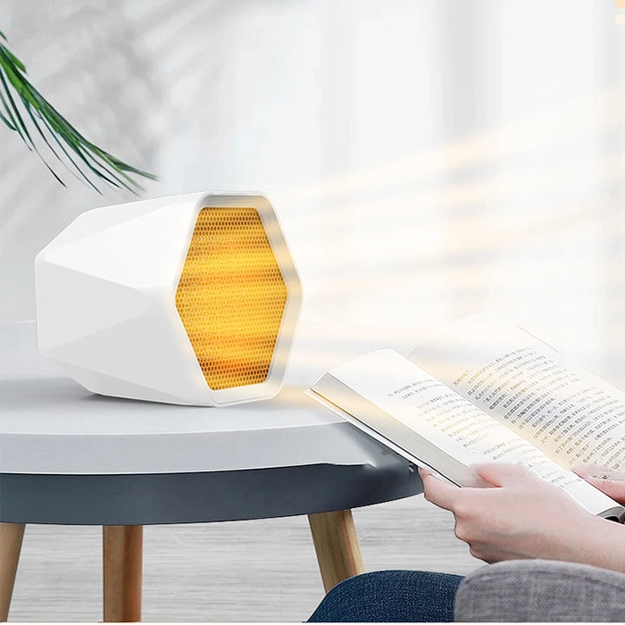 Calentador de mesa hexagonal