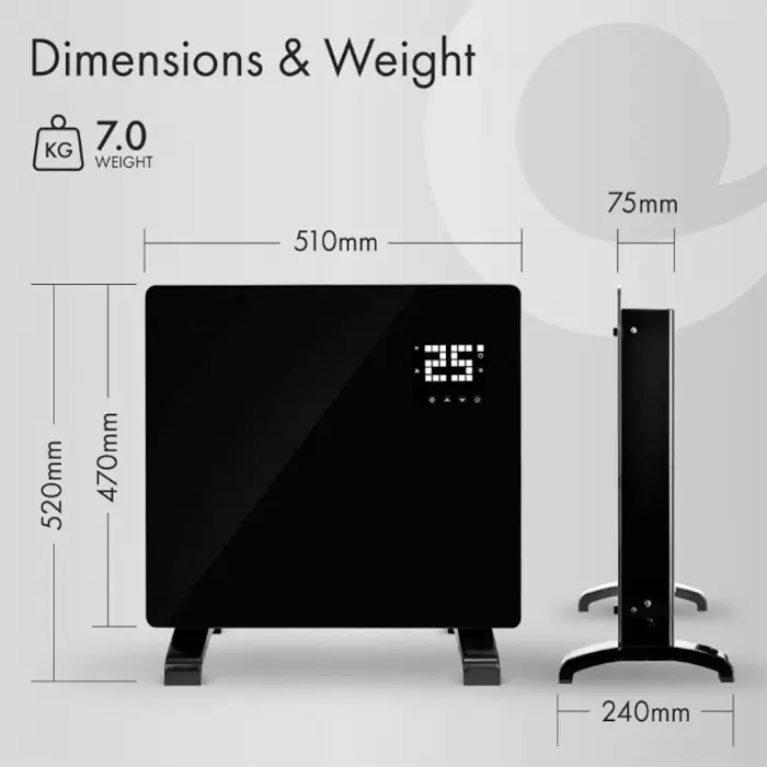 Black Panel Heaters