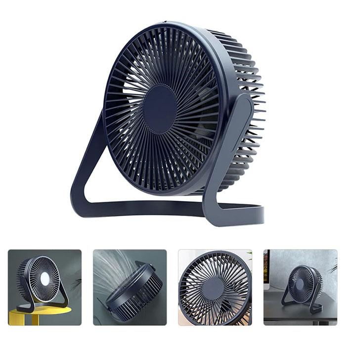 Mini ventilador portátil USB de plástico