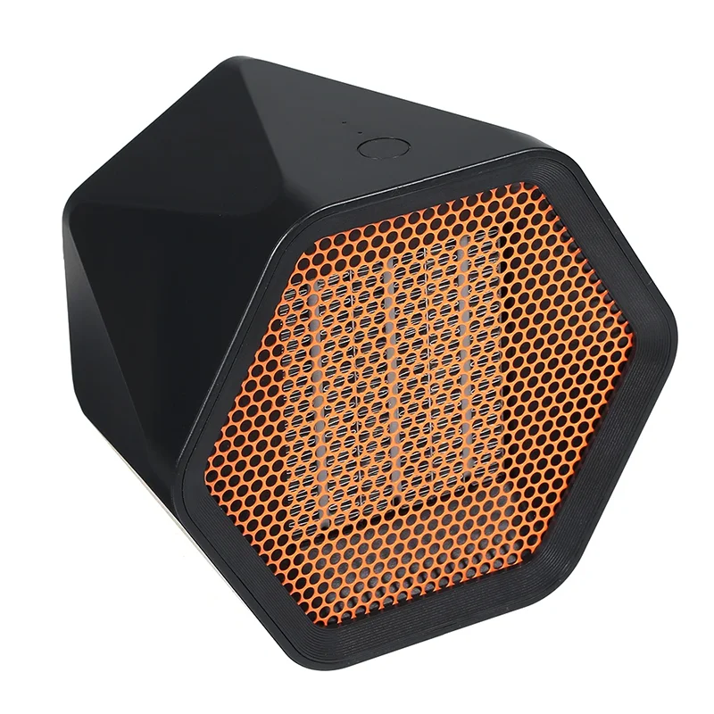 Calentador de mesa negro