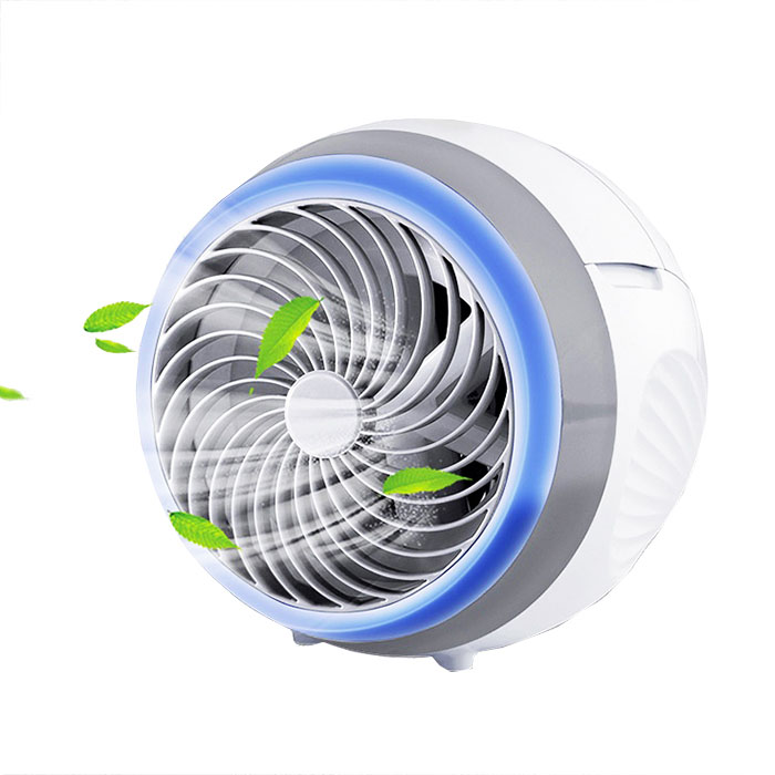 Ventilador enfriador de aire USB con luz ambiental